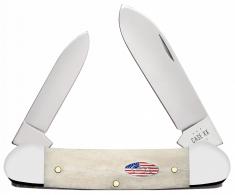Case 14092 Canoe EDC 2.60"/1.97" Folding Pen/Spear Plain Mirror Polished Tru-Sharp SS Blade, Smooth Natural Bone Handle - 201 Case 14092 Canoe EDC 2.60"/1.97" Folding Pen/Spear Plain Mirror Polished Tru-Sharp SS Blade, Smooth Natural Bone Handle - 201