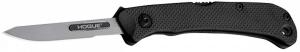 Hogue 35836 Expel 2.50" Folding Scalpel Plain Satin High Carbon Steel Blade, Black Textured G10 Scales/SS Handle - 131 Hogue 35836 Expel 2.50" Folding Scalpel Plain Satin High Carbon Steel Blade, Black Textured G10 Scales/SS Handle - 131