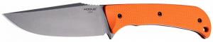 Hogue 35850 Extrak XL 3.90" Fixed Clip Point Plain Stone Tumbled CPM M4 Tool Steel Blade, Blaze Orange - 131