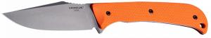 Hogue Extrak 3.30" Fixed Clip Point Plain Stone Tumbled CPM M4 Tool Steel Blade, Blaze Orange Textured G10 Scales Handle - 131 Hogue Extrak 3.30" Fixed Clip Point Plain Stone Tumbled CPM M4 Tool Steel Blade, Blaze Orange Textured G10 Scales Handle - 131