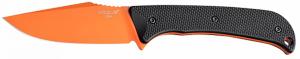 Hogue Extrak 3.30" Fixed Clip Point Plain Blaze Orange Cerakote CPM M4 Tool Steel Blade, Black Textured G10 Scales Handle - 131 Hogue Extrak 3.30" Fixed Clip Point Plain Blaze Orange Cerakote CPM M4 Tool Steel Blade, Black Textured G10 Scales Handle - 131