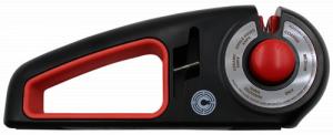 Remington by Camp Co CBGKS1 Knife Sharpener Adjustable Black/Red Plastic, Carbide/Ceramic Sharpener - 734