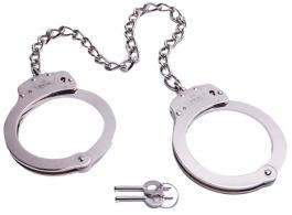 S&W Handcuffs UZI Silver Includes 2 Keys - UZIHCLEG S&W Handcuffs UZI Silver Includes 2 Keys - UZIHCLEG