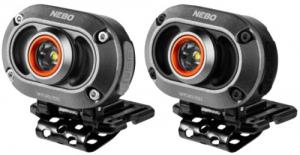NEBO NEBHLP1010 MYCRO Headlamp Gray 250 Lumens White 2 Pack - 1034