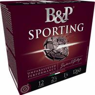 B&p Ammunition Sporting Clay 12 Gauge 2.75" 1 oz 8.5 Shot 25 Per Box/ 10 Case - 12B1SC85 B&p Ammunition Sporting Clay 12 Gauge 2.75" 1 oz 8.5 Shot 25 Per Box/ 10 Case - 12B1SC85