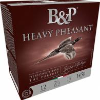 B&p Ammunition Heavy Pheasant 12 Gauge 3" 1 5/8 oz 4 Shot 25 Per Box/ 10 Case - 123B58H4 B&p Ammunition Heavy Pheasant 12 Gauge 3" 1 5/8 oz 4 Shot 25 Per Box/ 10 Case - 123B58H4