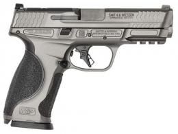 Smith & Wesson M&P M2.0 Metal 40 S&W, 4.22" Barrel, Tungsten Gray, Fixed Sights, 15 Rounds - 14164