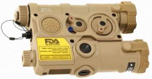 AGM Global Vision WLADCLA1T1 WLAD-1T Tan Green Laser & IR Pointer/Illuminator Coaxial Dual Laser White LED 300 Lumen - WLADCLA1T1