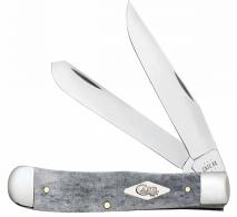 Case Mini Copper Lock Folding Pen/Spear Plain Mirror Polished Tru-Sharp SS Blade/ Smooth Gray Bone Handle - 34202 Case Mini Copper Lock Folding Pen/Spear Plain Mirror Polished Tru-Sharp SS Blade/ Smooth Gray Bone Handle - 34202