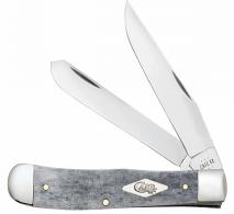 Case Jack Medium Folding Clip Point/Pen Plain Mirror Polished Tru-Sharp SS Blade/ Smooth Gray Bone Handle - 34206 Case Jack Medium Folding Clip Point/Pen Plain Mirror Polished Tru-Sharp SS Blade/ Smooth Gray Bone Handle - 34206