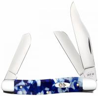 Case 50727 Razor Folding Clip Point/Spey Plain Mirror Polished Tru-Sharp SS Blade/ Blue Crackle Kirinite Handle - 201 Case 50727 Razor Folding Clip Point/Spey Plain Mirror Polished Tru-Sharp SS Blade/ Blue Crackle Kirinite Handle - 201