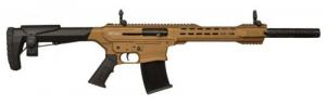 GForce Arms GF25 12ga Semi Auto Shotgun 18.5" Bronze Cerakote Finish 5+1 - GF2512BNZ
