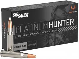 Sig Sauer E3006PH18020 Platinum Hunter 30-06Springfield 180gr 20 Per Box/10 Case - 51 Sig Sauer E3006PH18020 Platinum Hunter 30-06Springfield 180gr 20 Per Box/10 Case - 51