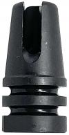 Lead & Steel Llc LSA1FH12X28 M16A1 Style Flash Suppressor 1/2"-28 tpi Black 4140 Steel Three Prong - 1249