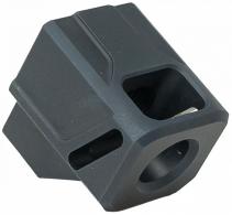 Faxon Firearms FFPACOMPDSG01 EXOS-513 Compensator Black Nitride 6061 Aluminum 1/2"x28 Threads 1.10" OAL Compatible w/ For Glock - 1217
