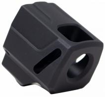 Faxon Firearms EXOS-525 Compensator Black Nitride 6061 Aluminum 1/2"x28 Threads 1.125" OAL Compatible w/ Sig Sauer - FFPACOMPSSS01