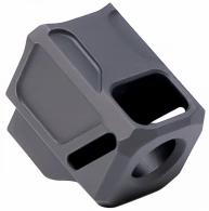 Faxon Firearms EXOS-533 Compensator Black Nitride 6061 Aluminum 1/2"x28 Threads 1.218" OAL Compatible w/ For Glock - FFPACOMPSSG02