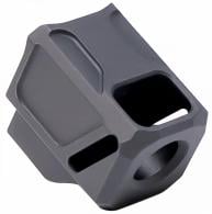 Faxon Firearms EXOS-533 Compensator Black Nitride 6061 Aluminum 1/2"x28 Threads 1.218" OAL Compatible w/ For Glock - FFPACOMPSSG02 Faxon Firearms EXOS-533 Compensator Black Nitride 6061 Aluminum 1/2"x28 Threads 1.218" OAL Compatible w/ For Glock - FFPACOMPSSG02