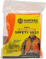 Hunters Specialties HS02006 Safety Vest OSFA Chest Orange Mesh - 261