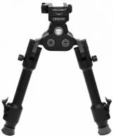 Warne 7923M Skyline Pro Bipod Black Anodized QD Picatinny Head with Precision Legs - 438