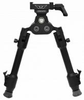 Warne 7924M Skyline Pro Bipod Black Anodized ARCA Interface Head with Precision Legs - 438