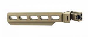 Samson B.R.E. (Bufferless Receiver Extension) Flat Dark Earth with Folding Picatinny Adapter - 040614332