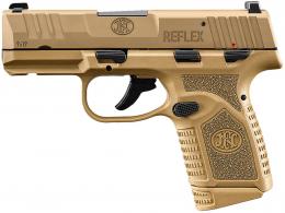 FN Reflex 9mm 3.3" Flat Dark Earth 10+1 w/Manual Safety - 66101421