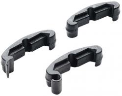 Larue Tactical LT708BLK IndexClips Rail Covers Low Profile Black Polymer Fits AR-15 1913 Picatinny Rail Mount - 1254