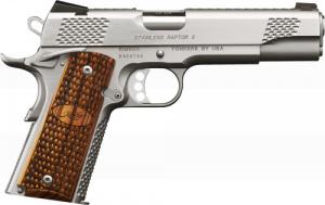 Kimber Raptor II 1911 45ACP, 5" Barrel, Zebrawood w/ Scale Pattern, 8 Rounds - 3200181