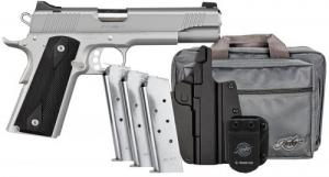 Kimber 1911 Stainless LW Bundle .45 ACP, 5" Pistol  - 3700826