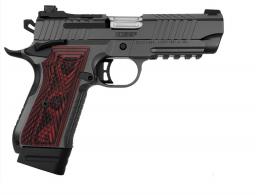 KIMBER KDS9C RAIL Gray RED/BLK GRIP 9MM 4" 2-15RD MAGS - 3100024