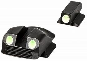 Micro.380/Micro9 Sight Set Green/Tritium Black Outline Front Sight-Green/Tritium Black Outline Rear Sight - 1260 Micro.380/Micro9 Sight Set Green/Tritium Black Outline Front Sight-Green/Tritium Black Outline Rear Sight - 1260