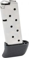 Kimber Micro 9 w/ Extended Base Pad 8rd 9mm Silver Stainless Steel - 1200848A