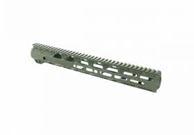Timber Creek Outdoors Greyman Aluminum 15" M-LOK AR-15 Handguard Forest Green - G15HGF