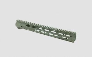 Timber Creek Outdoors Greyman Aluminum 10" M-LOK Handguard for AR-15 - Forest Green - G10HGF