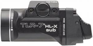 Streamlight TLR-7 HL-X SUB USB Black 6000 Series Aluminum 1913 1000 Lumens - 69505 Streamlight TLR-7 HL-X SUB USB Black 6000 Series Aluminum 1913 1000 Lumens - 69505