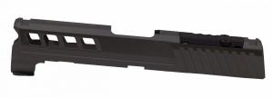 True Precision Inc Axiom Pro Optic Cut Slide Fits Springfield Hellcat Black Anodized 416R Stainless Steel - TPSHCPSBCRMS