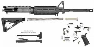 Del-Ton Rifle Kit W Lower Parts Kit M4 16-inch Black - RKT100MLOK