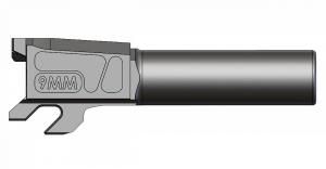 Faxon Firearms  Duty Series 9mm Fits M&P Shield 3.1" 4150 Steel - M&PA910NSNOQ-N