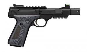 Browning Buck Mark Contour Pro 22 LR 10+1 4.40" Matte Black Gray/Black G-10 Grip - 051598490