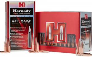 Hornady 153gr A-Tip Match 500 Per Box/6 Case - 26382