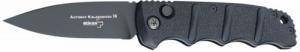 Boker Kalashnikov Pocket 3.35" Plain D2 Steel Blade Black Aluminum Handle - 01KALS99 Boker Kalashnikov Pocket 3.35" Plain D2 Steel Blade Black Aluminum Handle - 01KALS99