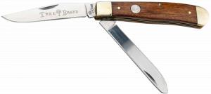 Boker Trapper 2.0 Clip Point/Spey Plain D2 Steel Blade Rosewood Tulip Wood Handle - 110832 Boker Trapper 2.0 Clip Point/Spey Plain D2 Steel Blade Rosewood Tulip Wood Handle - 110832