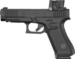 Glock G48 Gen5 MOS Slim Compact Frame 9mm Luger 10+1 4.17" Black GMB Barrel, Black nDLC MOS Cut/Serrated Steel Slide - PA4850B01FRMOS8A4 Glock G48 Gen5 MOS Slim Compact Frame 9mm Luger 10+1 4.17" Black GMB Barrel, Black nDLC MOS Cut/Serrated Steel Slide - PA4850B01FRMOS8A4