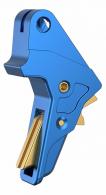Tyrant CNC TDMPTRIGFSCBLUE/GOLD Blue Fits S&W M&P Full-Size & Compact - 1263 Tyrant CNC TDMPTRIGFSCBLUE/GOLD Blue Fits S&W M&P Full-Size & Compact - 1263