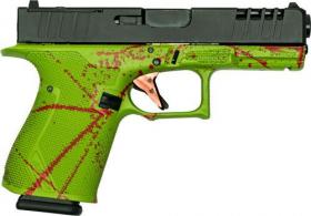GLFA 19 Striker 9mm 4" 15 Shot BLK Slide Splater Zombie Frame - GL19SZOM