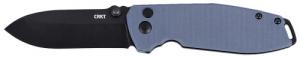 Columbia River Knife & Tool, Squid XM Button Lock, Folding Knife, 2.95" Drop Point Blade, D2 Blade Steel, 7.03" Overall Length - 395