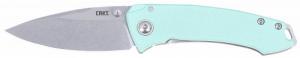 CRKT 2522B Tuna Compact 2.73" Folding Plain 8Cr13MoV SS Blade G10/SS Handle - 395