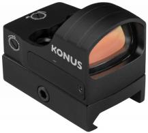 Konus Fission 4.0 Red Dot Sight, 1x 4 MOA Multiple Reticle, Black - 488