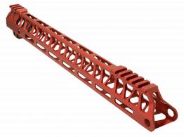 Timber Creek Outdoors Ultralight Enforcer 15 Inch Handguard M-LOK Red Anodized - ULE15HGR